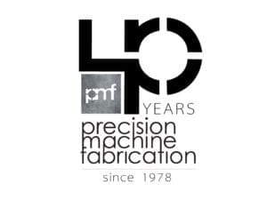 PMF logo for 40 years