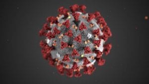 coronavirus cell graphic
