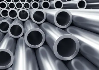 stack of alloy steel tubes